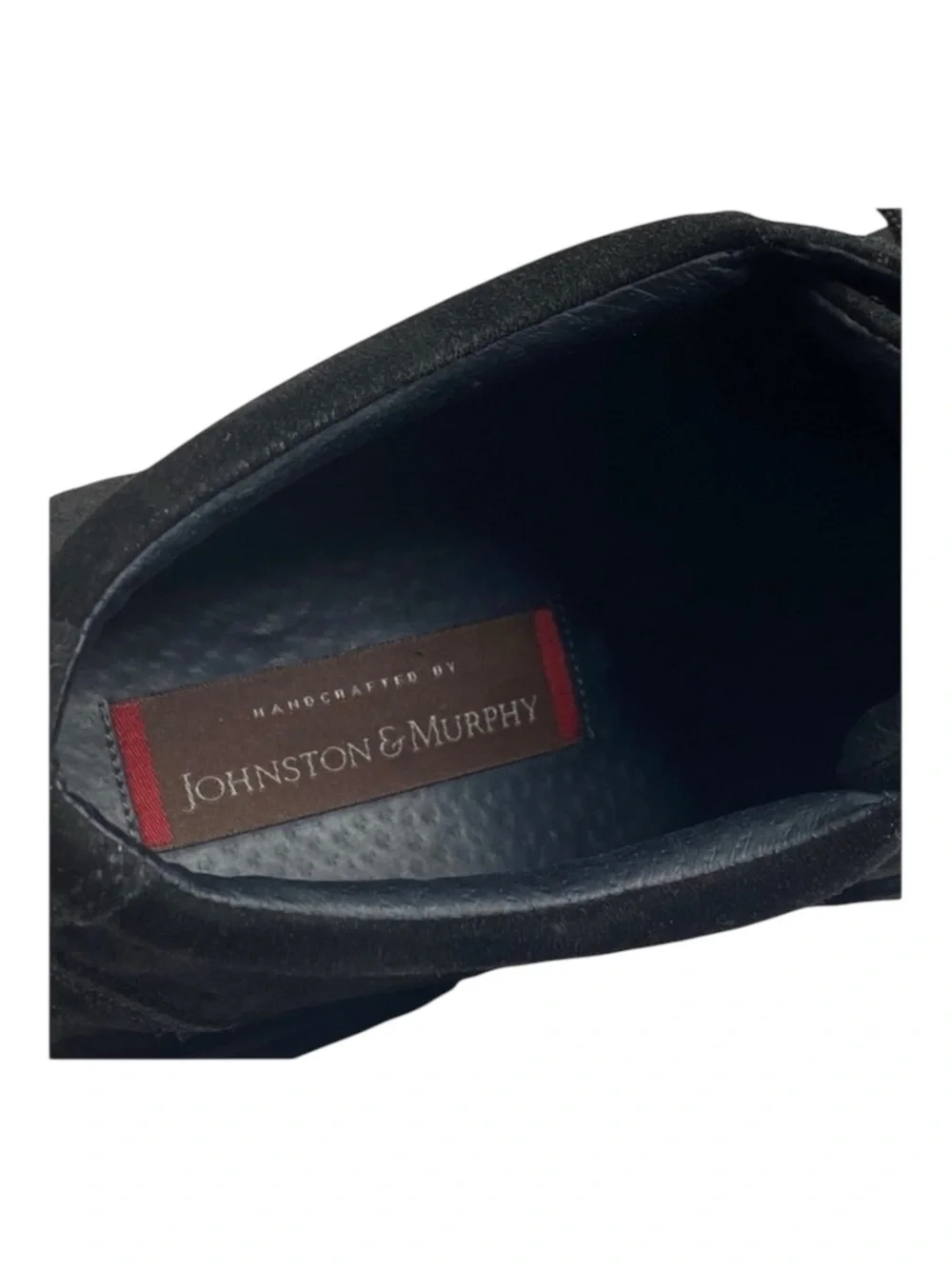 Johnston & Murphy ❁ Suede Lace Up Chukka Ankle Boots Handcrafted Shoe ❁ Black 11